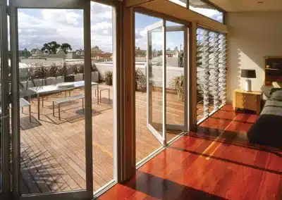 Aluminium Bi-fold door louvre windows