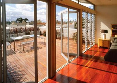 Aluminium Bi-fold door louvre windows