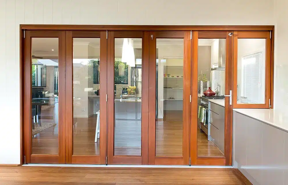 Timber Bi-fold door closed-1920w