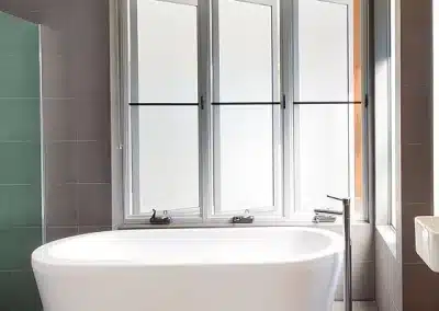 Aluminium casement windows