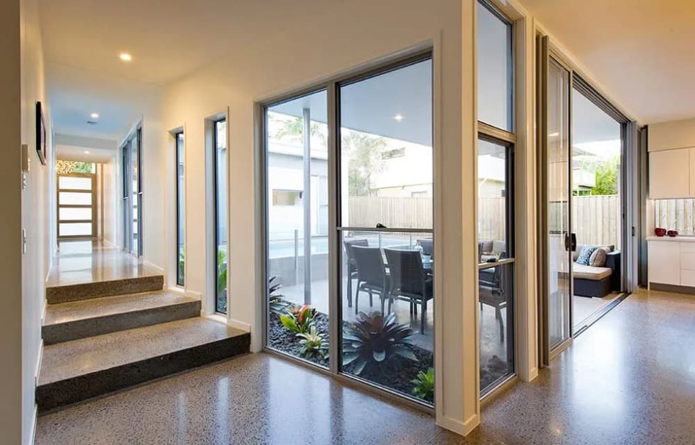 Double hung windows